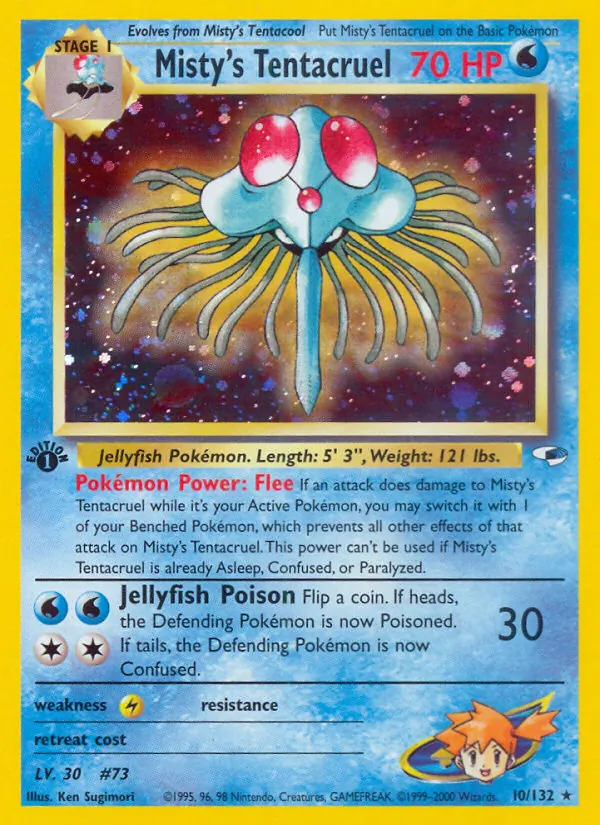 Misty's Tentacruel, Gym Heroes No. 10