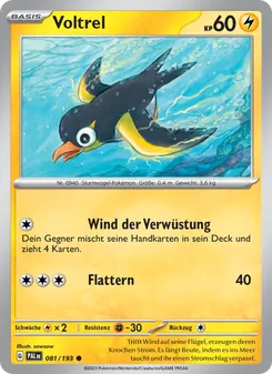 Voltrel, Entwicklungen in Paldea No. 081 Normal