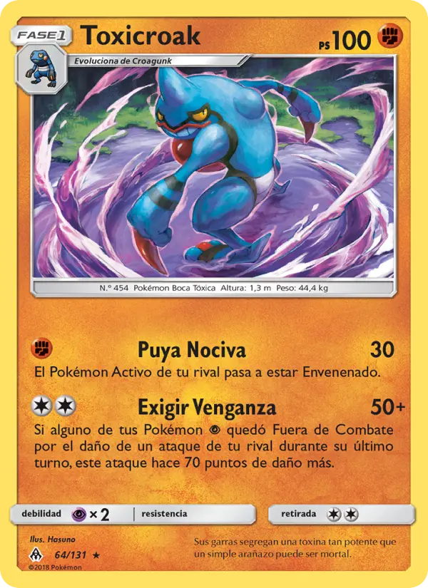 Toxicroak, Luz Prohibida No. 64
