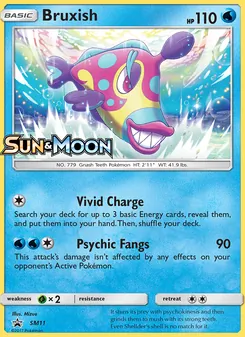 Bruxish, SM Black Star Promos No. SM11 Normal