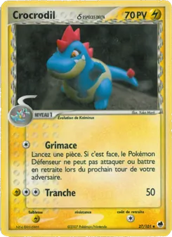 Crocrodil δ, EX Île des Dragons Nº 27 Normal
