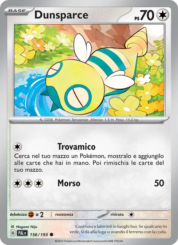 Dunsparce, Evoluzioni a Paldea Nº 156