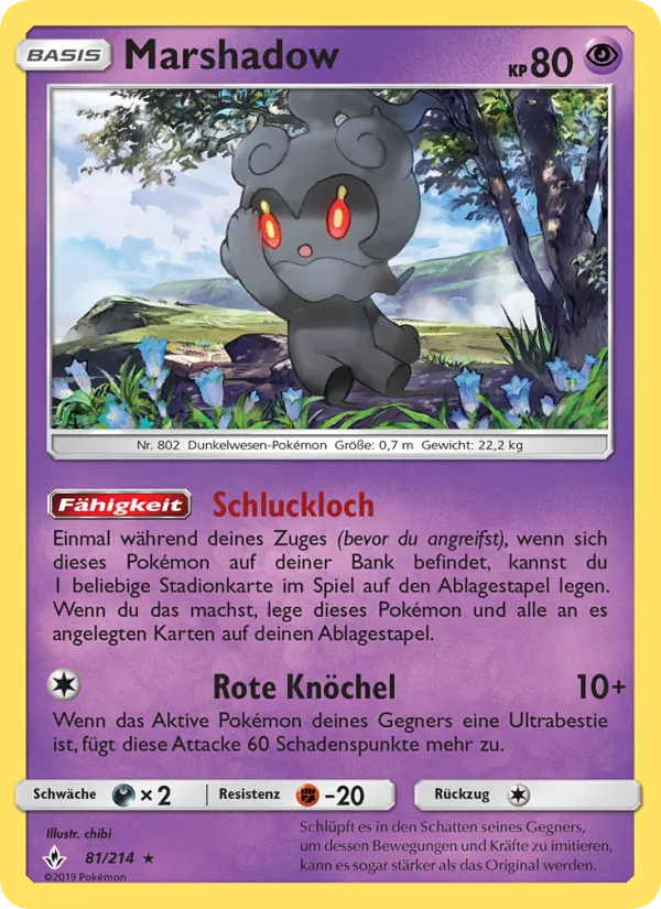 Marshadow, Kräfte im Einklang No. 81