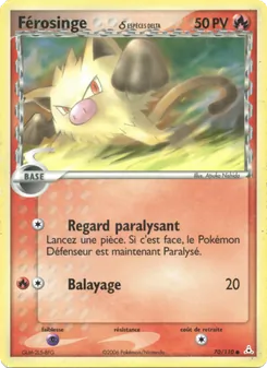 Férosinge δ, EX Fantômes Holon Nº 70 Normal