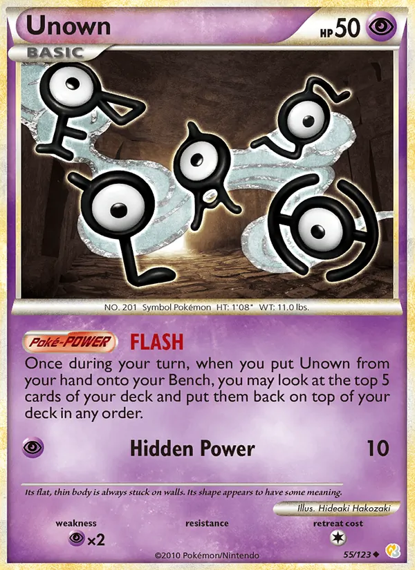 Unown, HeartGold SoulSilver No. 55