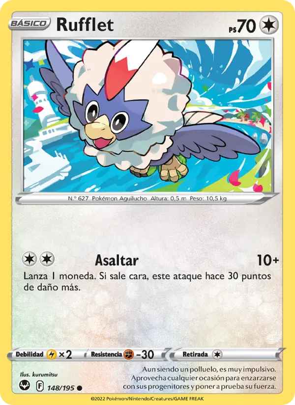 Rufflet, Tempestad Plateada No. 148