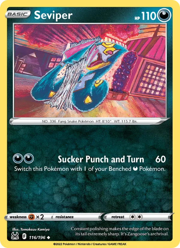 Seviper, Lost Origin No. 116