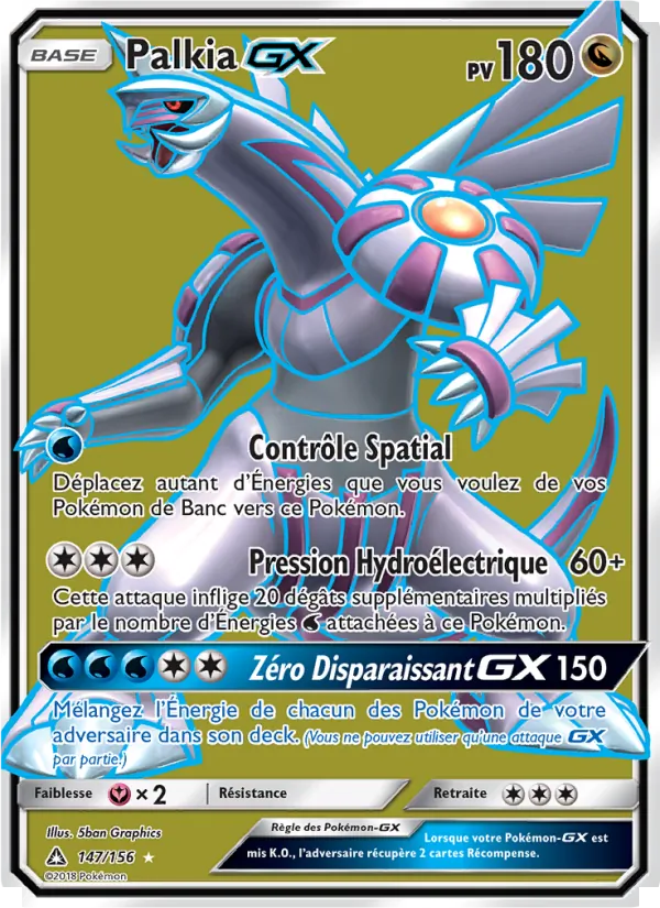 Palkia GX, Ultra-Prisme No. 147
