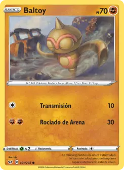 Baltoy, Espada y Escudo Nº 101 Normal