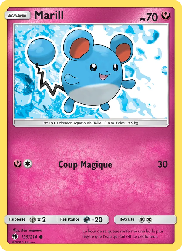 Marill, Tonnerre Perdu No. 135