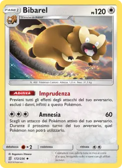 Bibarel, Sintonia Mentale No. 172 Normal