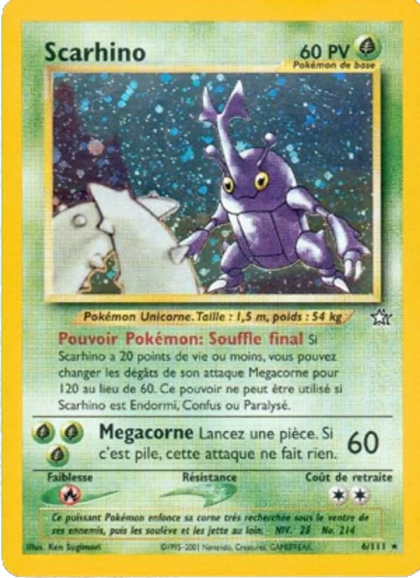 Scarhino, Neo Genesis No. 6