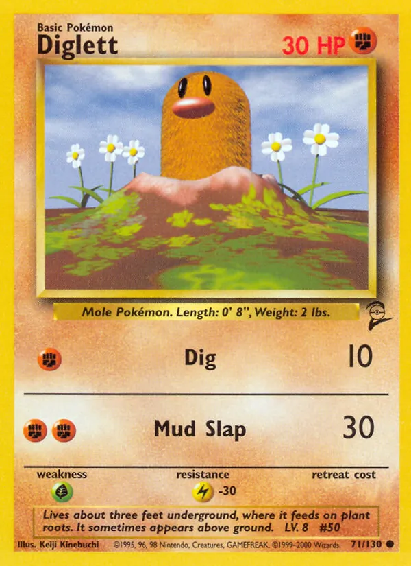 Diglett, Base Set 2 No. 71