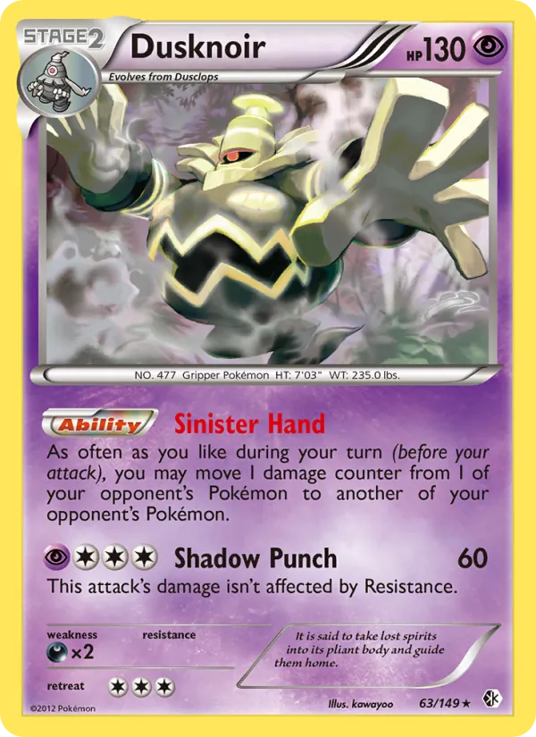 Dusknoir, Boundaries Crossed No. 63