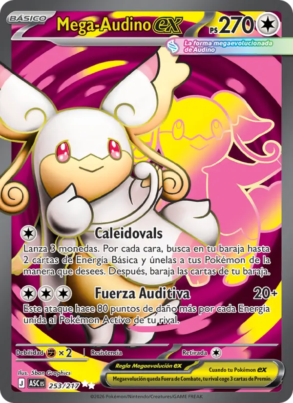 Mega-Audino ex, Héroes Ascendentes Nº 253