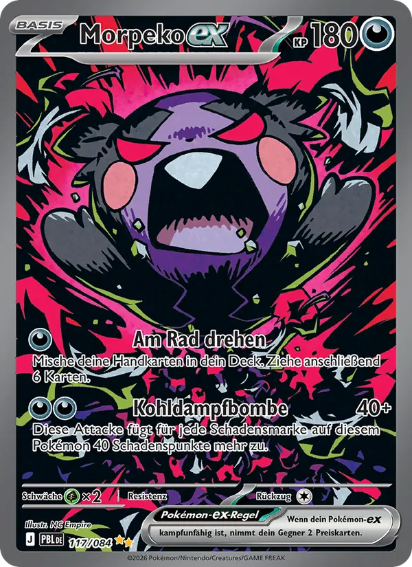 Morpeko-ex, Dunkelnacht Nº 117