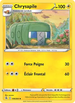 Chrysapile, Poing de Fusion No. 100 Normal