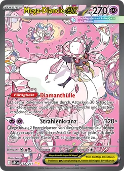 Mega-Diancie-ex, Erhabene Helden No. 282 Holo