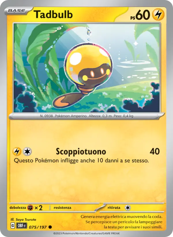 Tadbulb, Ossidiana Infuocata No. 075