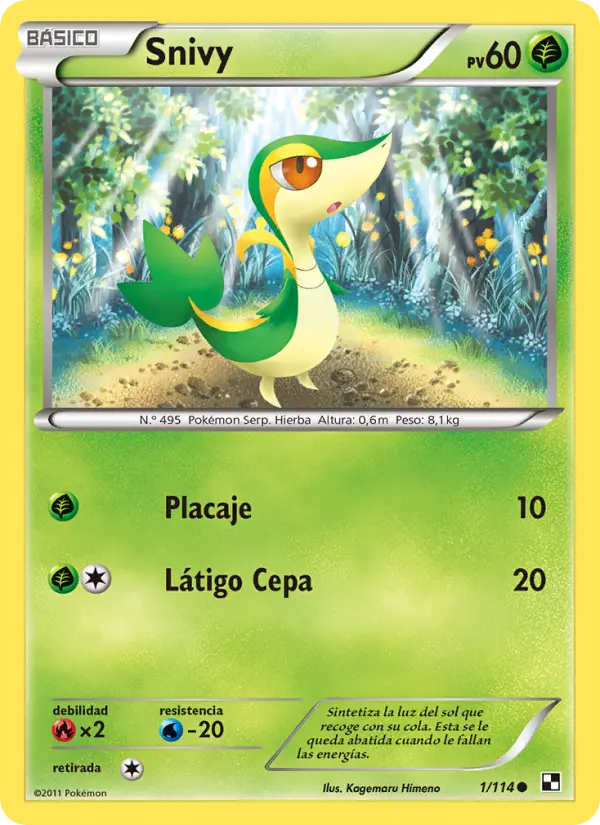Snivy, Negro y Blanco No. 1