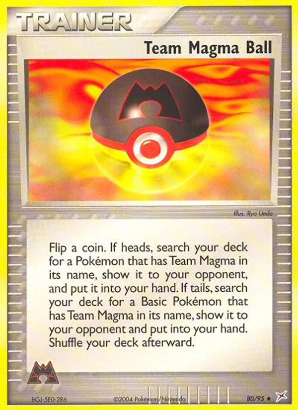 Team Magma Ball, Team Magma vs Team Aqua No. 80