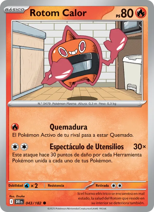 Rotom Calor, Rivales Predestinados No. 043