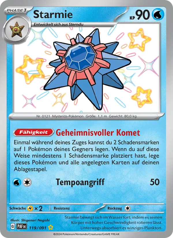 Starmie, Paldeas Schicksale Nº 119