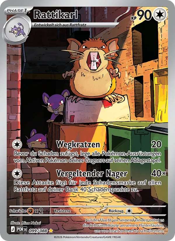 Rattikarl, Optimale Ordnung Nº 099