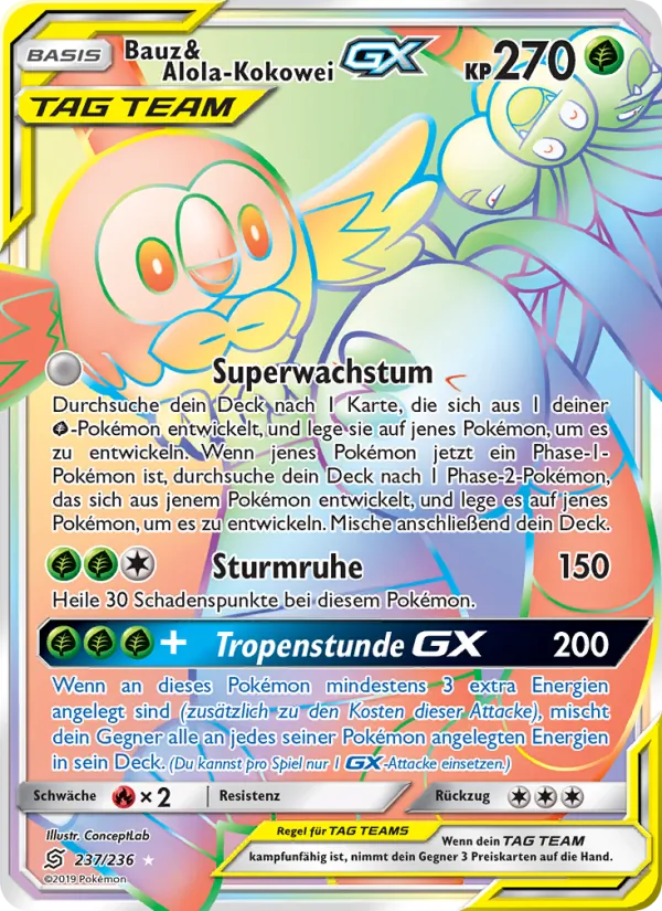 Bauz & Alola-Kokowei GX, Bund der Gleichgesinnten No. 237