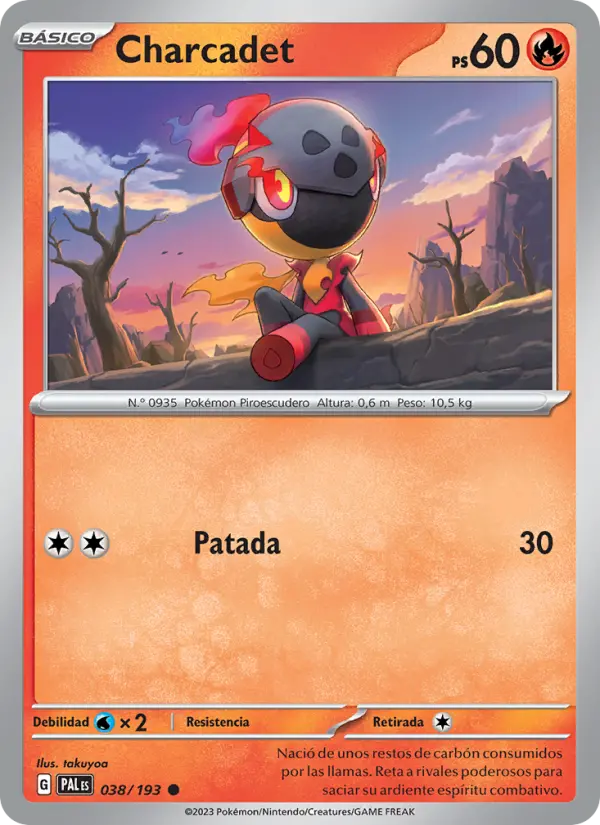 Charcadet, Evoluciones en Paldea No. 038