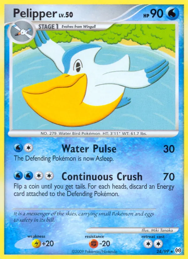 Pelipper, Arceus No. 24