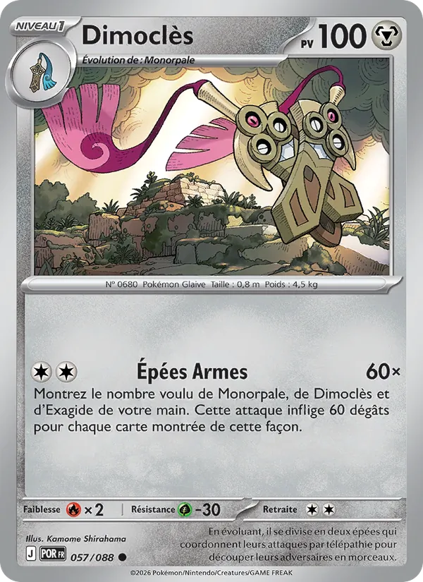 Dimoclès, Équilibre Parfait Nº 057