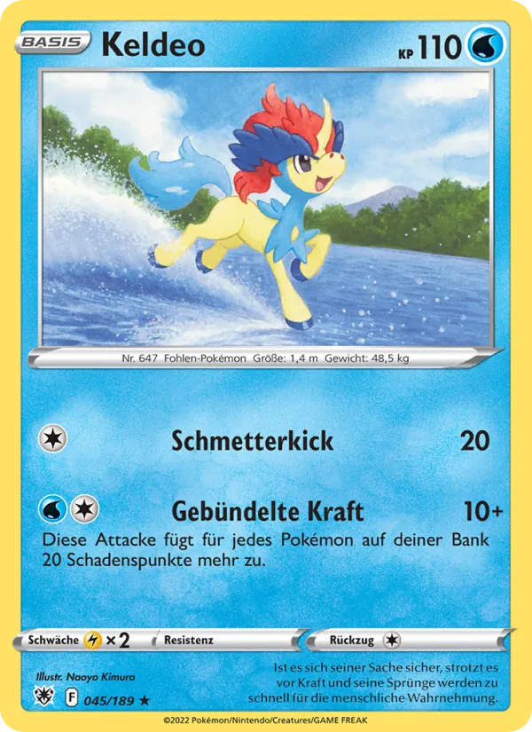 Keldeo, Astralglanz No. 045