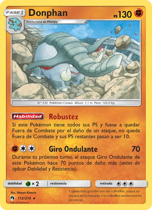 Donphan, Truenos Perdidos Nº 112