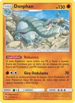 Donphan, Truenos Perdidos No. 112 Normal