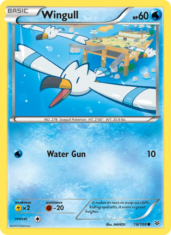Wingull, Roaring Skies No. 18