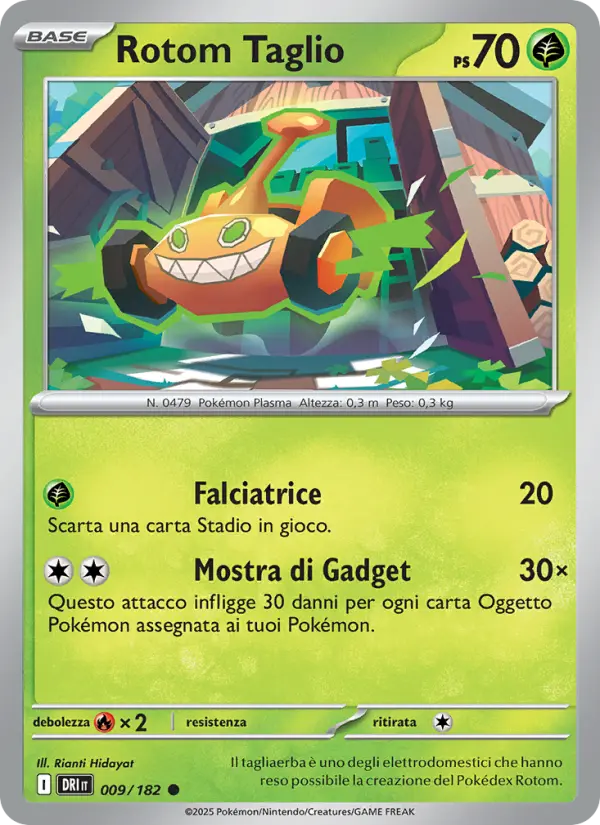 Rotom Taglio, Rivali Predestinati No. 009