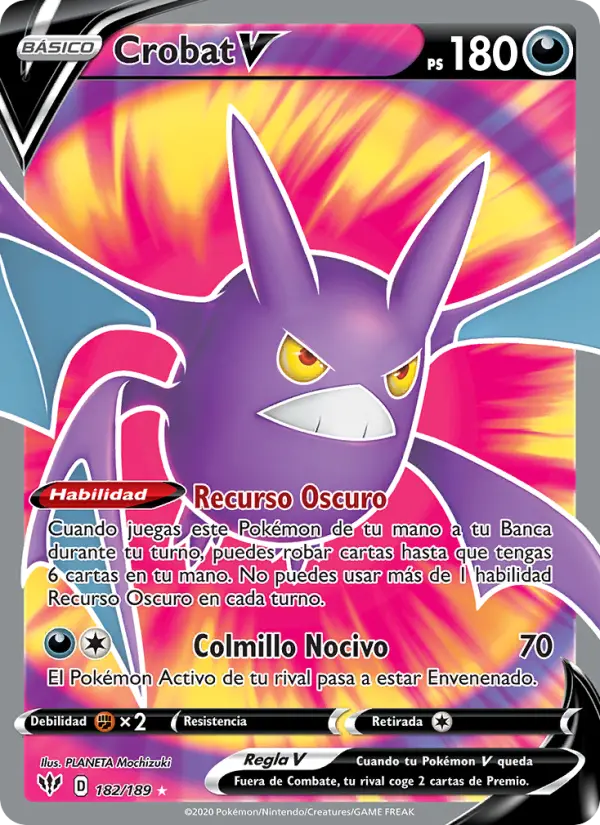 Crobat V, Oscuridad Incandescente No. 182