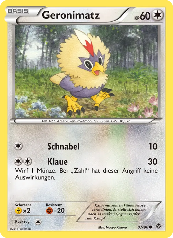 Geronimatz, Aufstreben der Mächtigen Nº 87