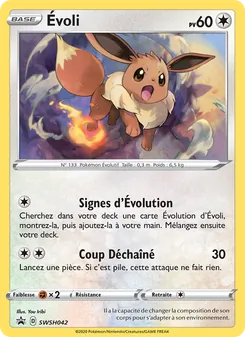 Évoli, Promo SWSH Nº SWSH042 Holo