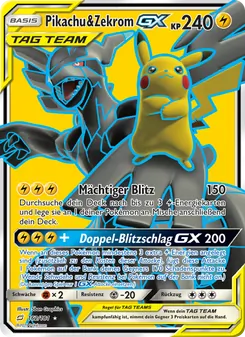 Pikachu & Zekrom GX, Teams Sind Trumpf Nº 162 Normal