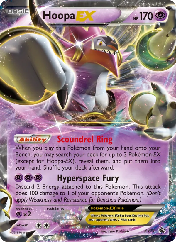 Hoopa EX, XY Black Star Promos No. XY71