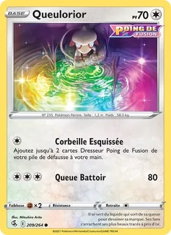 Queulorior, Poing de Fusion Nº 209 Normal