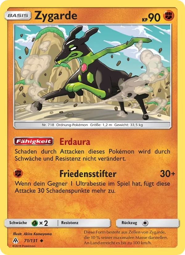 Zygarde, Grauen Der Lichtfinsternis Nº 71