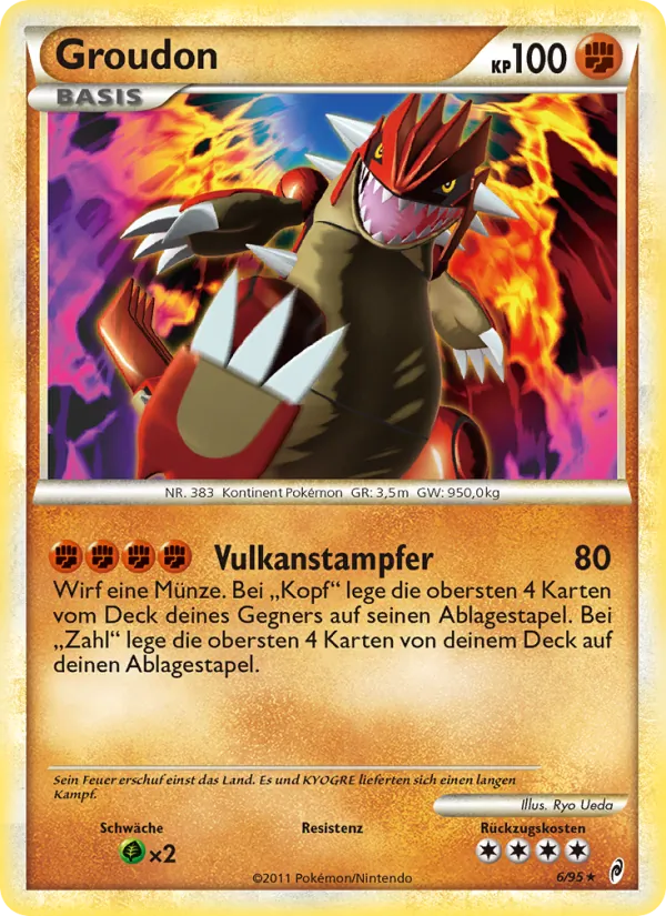 Groudon, Ruf der Legenden Nº 6