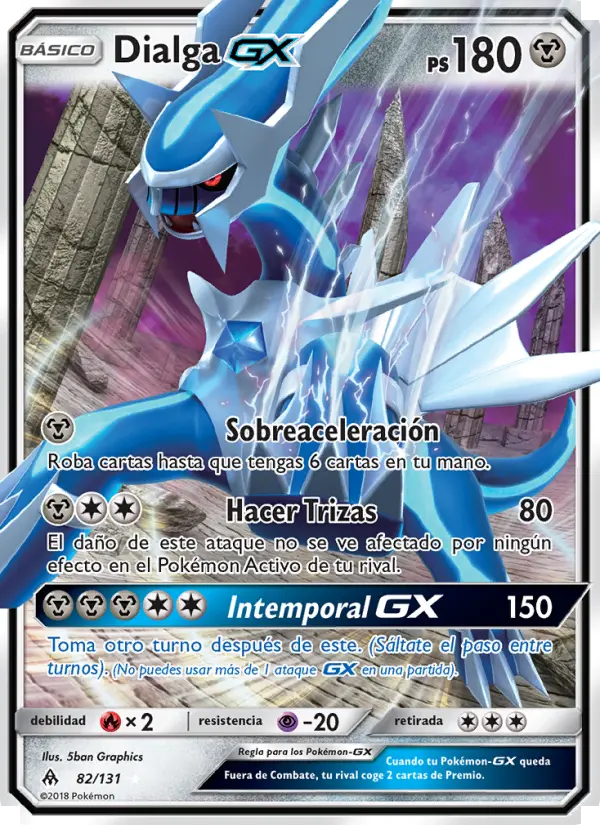 Dialga GX, Luz Prohibida Nº 82