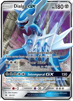 Dialga GX, Luz Prohibida Nº 82 Normal