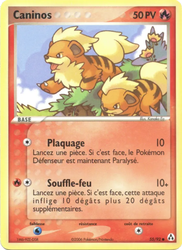 Caninos, EX Créateurs de légendes No. 55
