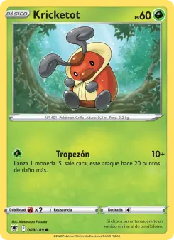 Kricketot, Resplandor Astral Nº 009 Normal