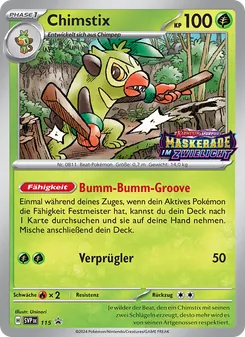 Chimstix, SVP Black Star Promos Nº 115 Holo